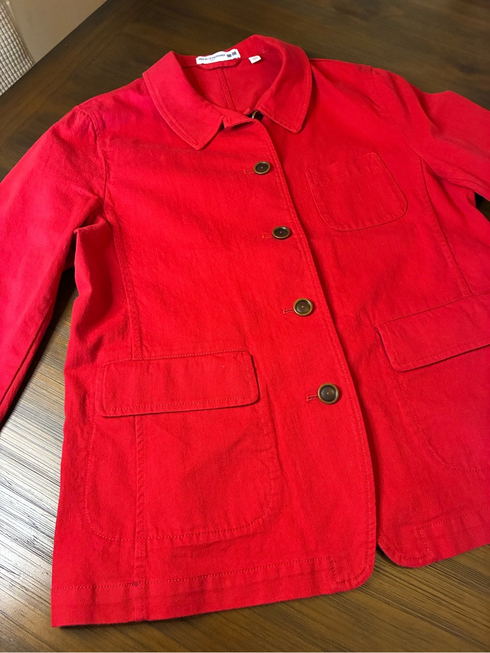 Uniqlo Ines de la
Fressange Red Chore
Jacket Size M